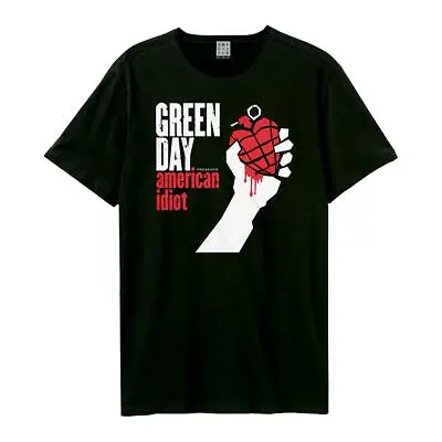 Buy Amplified Unisex Adult American Idiot Green Day T-Shirt GD651 • 28.59£