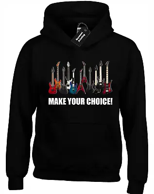 Buy Make Your Choice Hoody Hoodie Music Guitar Musician Gift Present Idea (col) • 16.99£