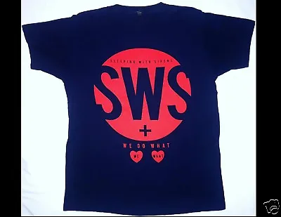 Buy SLEEPING WITH SIRENS We Do What We Want Size Medium Dark Blue T-Shirt • 10.61£