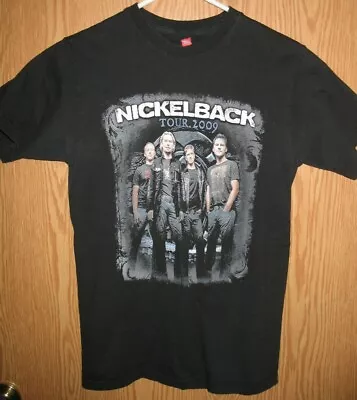 Buy Nickelback W/Papa Roach, Hinder & Saving Abel - Tour 2009 Concert T-Shirt (S)   • 28.41£