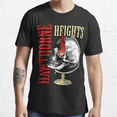 Buy NWT Skull Fire Hawthorne Heights  Cool American Unisex T-Shirt • 33£