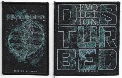 Buy Lot Of 2 DISTURBED Distracted/Evolution SEW-ON PATCHES Official Licensed Merch • 5.59£