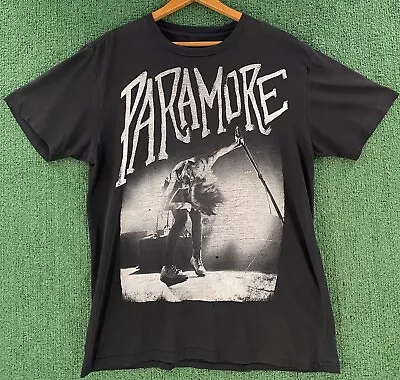 Buy Paramore Pop-Punk Band Concert Black Distressed T- Shirt Women’s Size Medium • 23.62£
