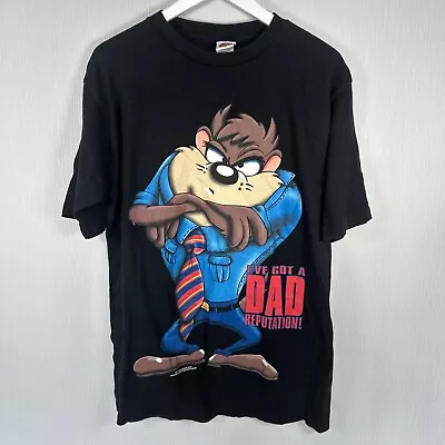 Buy Vintage 1996 Taz Tasmanian Devil Looney Tunes T Shirt  Dad Reputation  Men's L • 59.99£