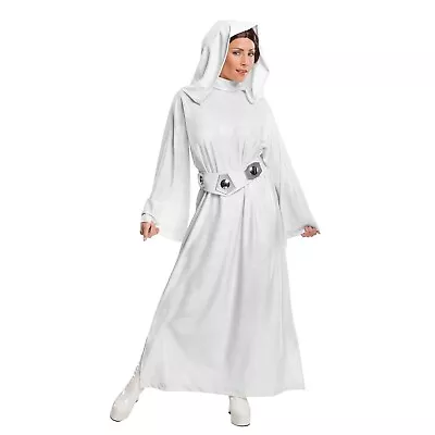 Buy Star Wars Womens/Ladies Princess Leia Costume Dress BN4948 • 77.09£