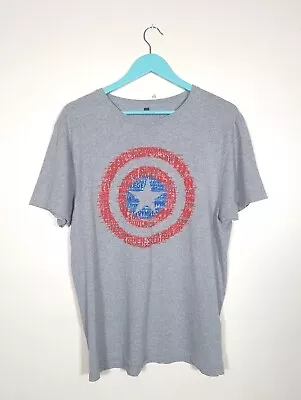 Buy Captain America Super Soldier T Shirt Grey Mens Medium • 15£