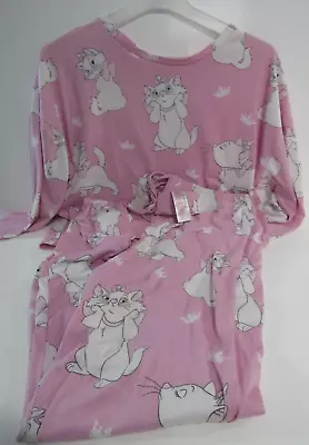 Buy Primark Disney Aristocats Marie Cat Pyjamas Pink Leggings Long Sleeve Crop Top S • 11.99£