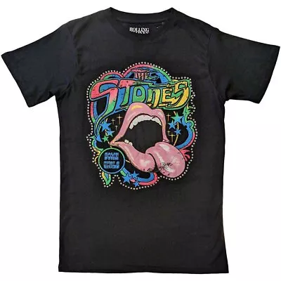 Buy The Rolling Stones Some Girls Neon Tongue Official Tee T-Shirt Mens • 17.13£