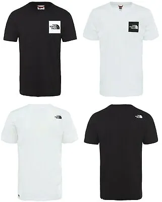 Buy The North Face Men's Fine Box Tee Short Sleeve Crew Neck T-Shirt 100% Cotton • 17.49£