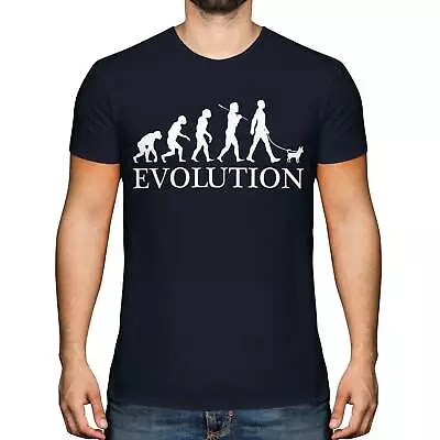 Buy Chihuahua Evolution Of Man Mens T-shirt Tee Top Dog Lover Gift Walker Walking • 9.95£