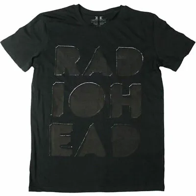Buy Officially Licensed Radiohead Note Pad (Debossed) Mens Black T Shirt Radiohead • 16.95£