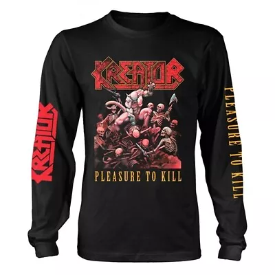 Buy Kreator Pleasure To Kill Longsleeve Gr.M T-Shirt Onslaught Razor Slayer Exodus • 33.93£