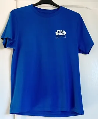 Buy Mens Star Wars Blue T Shirt Size M.  The Empire Strikes Back • 6.50£