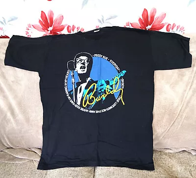 Buy Vintage Buddy Holly Memorial T-Shirt In Black/Never Worn/FREE Postage • 9.50£