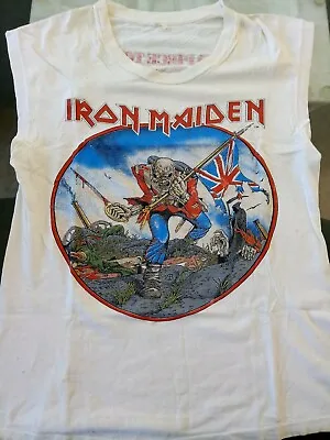 Buy Iron Maiden -  The Trooper / World Piece Tour 83  Very Rare Vintage T-shirt • 791.58£