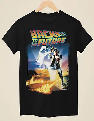 Buy Back To The Future - Movie Poster Inspired Unisex Black T-Shirt • 14.99£