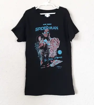 Buy Marvel Girls Black Spiderman  No Way Home   T-Shirt Size XL New #1F0173 • 9.06£
