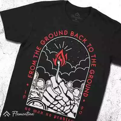 Buy From The Ground T-Shirt Horror No Men Problem Fire Grave Graveyard Gothic P420 • 13.99£