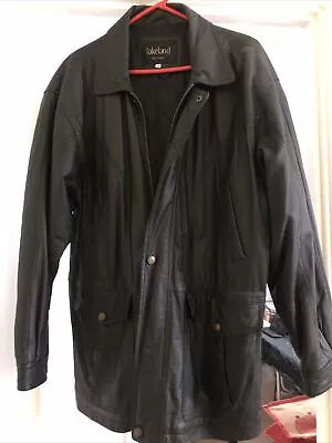 Buy Lakeland Mens Leather Jacket. Size 38. Black. Zip & Stud Fastening • 14.99£