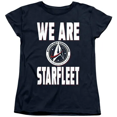 Buy Star Trek Womens T-Shirt We Are Starfleet Navy Tee • 22.10£