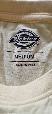 Buy Dickies Yellow T-shirt Size M • 5£