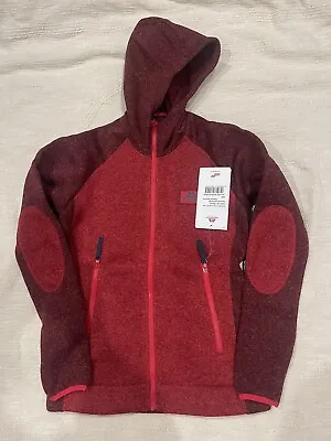 Buy Womens Mountain Equipment Dark Days Red  Hooded Jacket Size 8 New With Tags • 26£