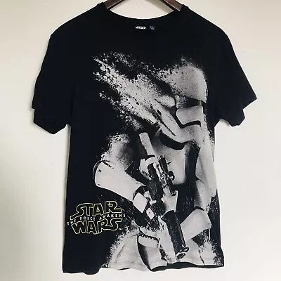 Buy Star Wars • T Shirt • Small • Black • StormTrooper • The Force Awakens • 7.99£