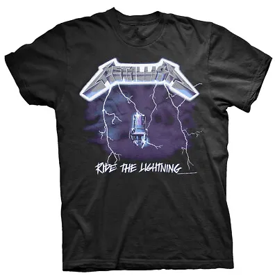 Buy Metallica Ride The Lightning Rock Heavy Metal Official Tee T-Shirt Mens Unisex • 16.36£