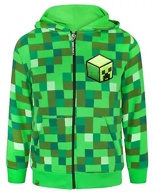 Buy Minecraft Green Hoodie (Boys) • 19.99£