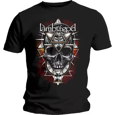 Buy Lamb Of God 'All Seeing Red' Black T Shirt - NEW • 15.49£