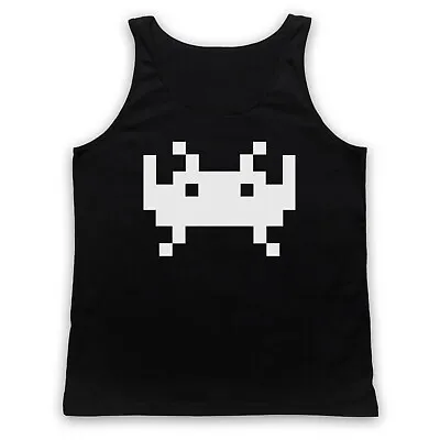 Buy SPACE INVADERS UNOFFICIAL ALIEN 70s ARCADE VIDEO GAME ADULTS VEST TANK TOP • 18.99£