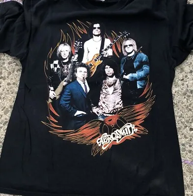 Buy Aerosmith Steven Tyler World Tour Concert Graphic T-Shirt Tee 2009 Sz Large • 16£