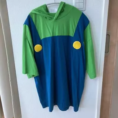 Buy USJ Exclusive Super Nintendo World Luigi Hooded T-Shirt Size L • 67.44£