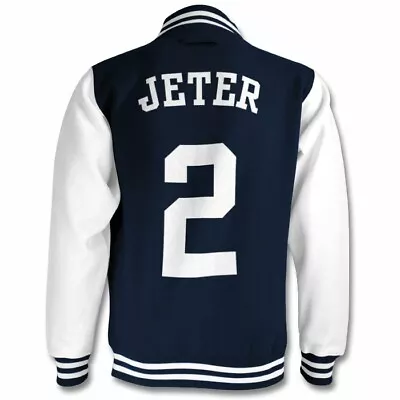 Buy Derek Jeter No2 New York Yankees Varsity Jacket XS To XXL - 3 Colours Available  • 49.99£