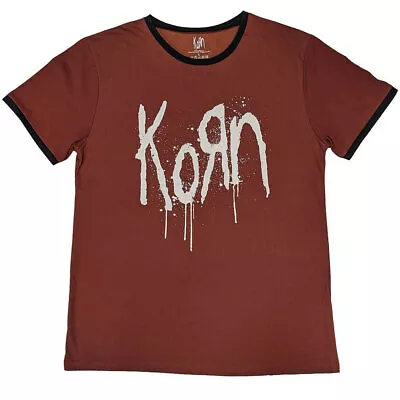 Buy Korn Band Logo Ringer T Shirt • 17.95£