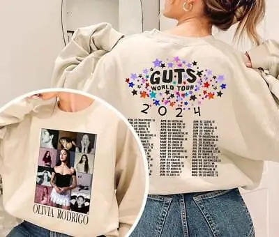 Buy Olivia Guts Tour 2024 Shirt, Olivia Track List Aesthetic Merch • 42.13£