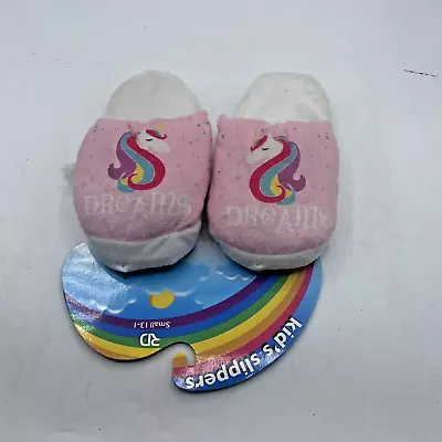 Buy Unicorn Slippers Pink Size Small 13-1 Royal Deluxe 100% Polyester Kid's Dream • 7.65£