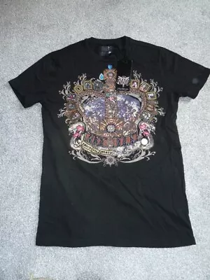 Buy Unisex Firetrap Bnwt T-shirt - Size S - London Calling Design - Beaded • 5£