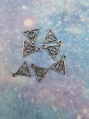 Buy Deathly Hallows Charms For Jewelry Making 7pcs C4-03 • 0.99£
