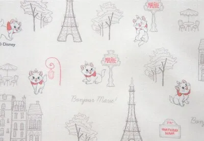 Buy Disney Aristocats Marie In Paris Fabric Made In Korea By The Half Yard • 7.13£