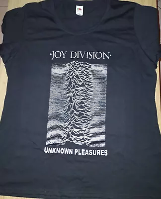 Buy Joy Division Unknown Pleasures  Ladies Fitted Xxl T-shirt Brand New • 10.99£