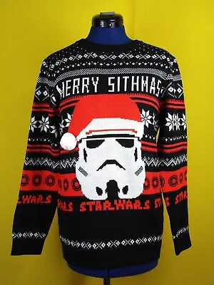 Buy Star Wars Merry Sithmas Christmas Jumper 13-14year Old • 20£