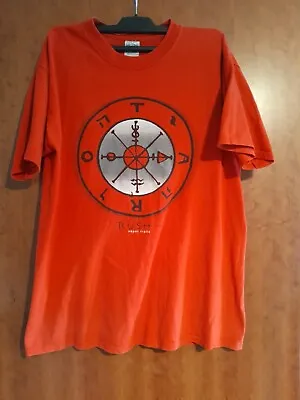 Buy RUSH Vapor Trails 2002 Tour Concert T-Shirt Size L Red Y2K Band Shirt Rare • 45£