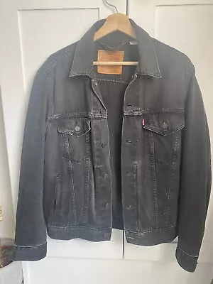 Buy Levi’s Denim Jacket (Black, S) • 30£