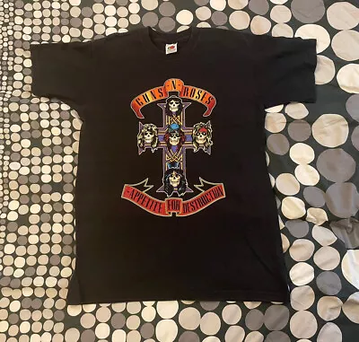 Buy Guns N Roses T Shirt Appetite For Destruction - Small Mens Size • 9.99£