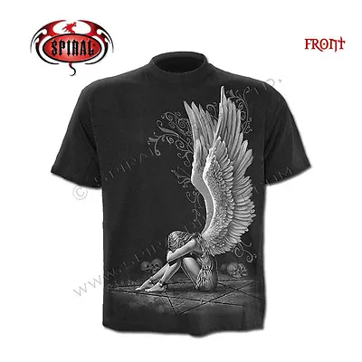 Buy SPIRAL DIRECT ENSLAVED ANGEL T Shirt,Biker/Tattoo/Angel/Goth/Pentagram/Dark Wear • 16.95£