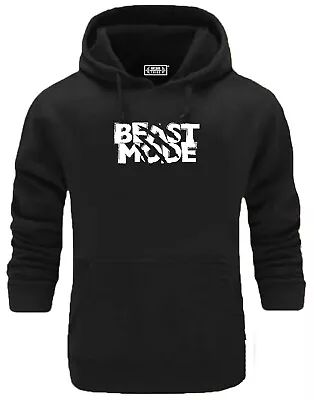 Buy Beast Mode Hoodie Gym Clothing Bodybuilding Training Workout Exercise Boxing Top • 14.79£