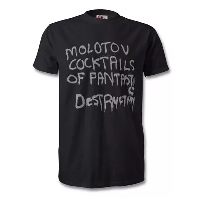Buy MANICS T-shirt 'Molotov Cocktails Of Fantastic Destruction' Graffiti • 16.49£
