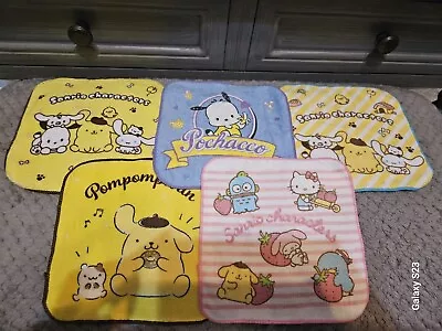 Buy Sanrio Family Pack Of 5 Cloths Ideal For Faces Flannel • 5£