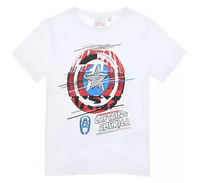 Buy Childrens-captain-america-short-sleeved-t-shirt • 7.50£